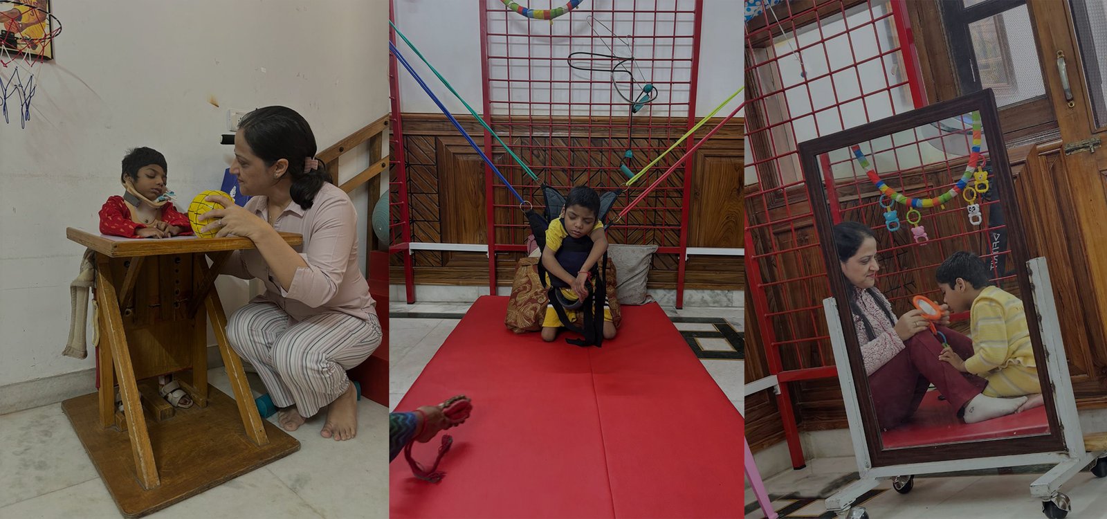 Therapy session at Healing Hands clinic